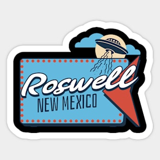 Roswell New Mexico, Roswell UFO Roswell NM Space Alien Area 51 Take Me With You Funny Alien Gift for Him Ufo Lover 1947 Sticker